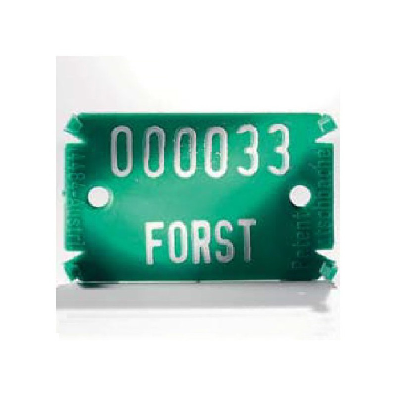 Plaquette Forestière Plastique Type 02